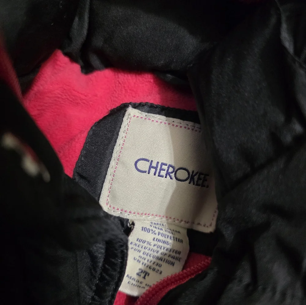 Cherokee Black and Pink Jacket